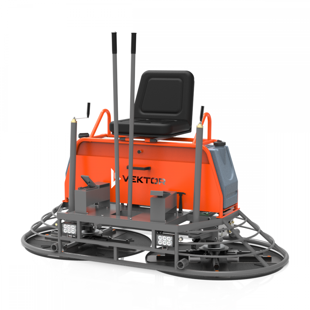 Двухроторная затирочная машина по бетону Vektor VTMG-1000L